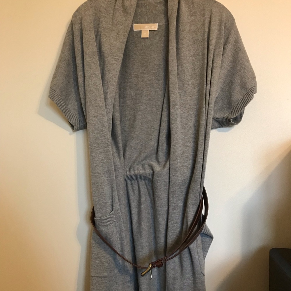 Michael Kors Women’s Belted Short sleeve Cardigan